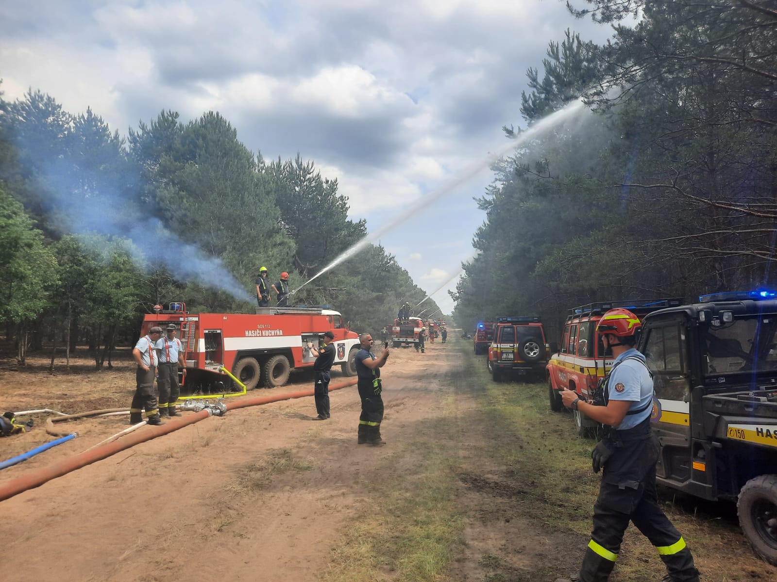 20250607 Waldbrandübung in der Slowakei